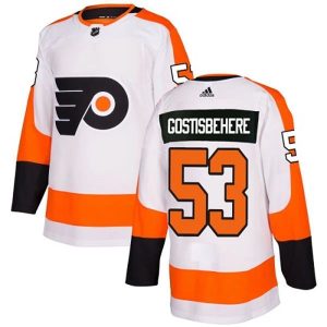 Damen Philadelphia Flyers Trikot Shayne Gostisbehere 53 Weiß Authentic